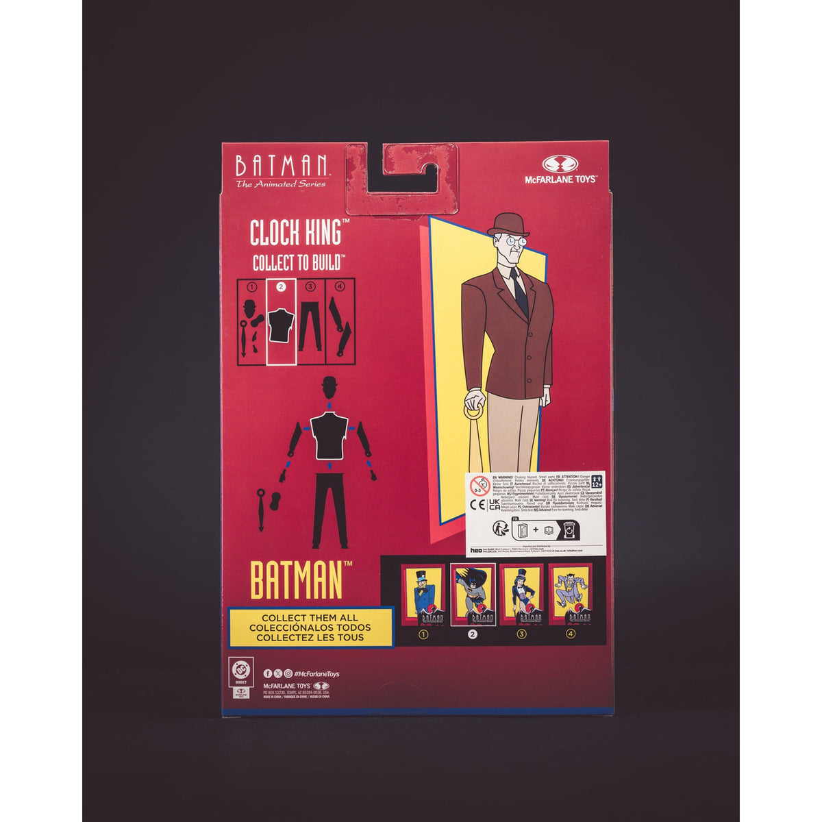 Productafbeelding Batman: The Animated Series DC Direct Build-A Actiefiguur Wave 7 Batman (Alternate Expressions) (Platinum Edition) 15 cm