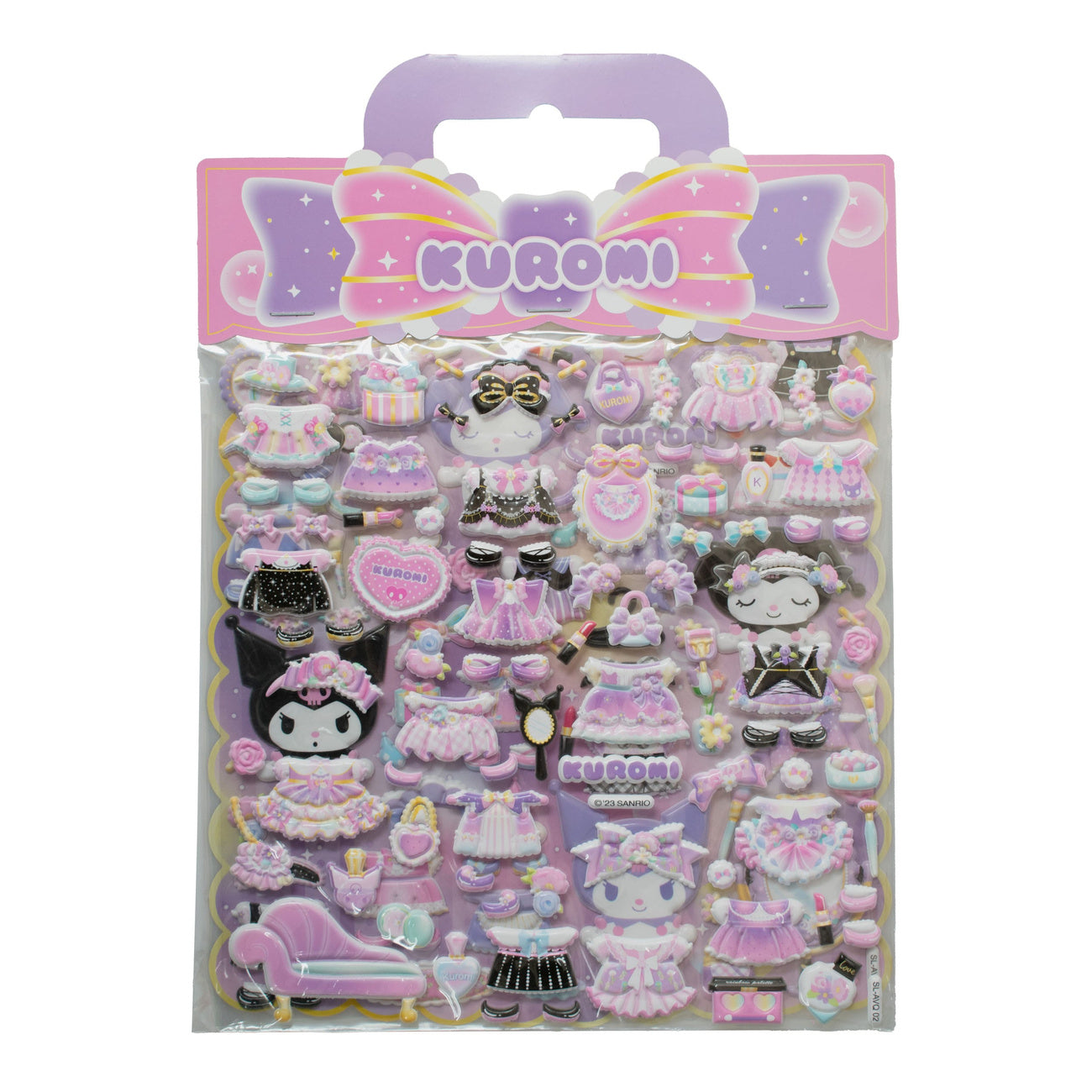 Productafbeelding Hello Kitty and Friends Stickers Kuromi Puffy Assortiment (10)