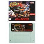 Productafbeelding Street Fighter Premium notitieboek met sticky notes en hoes A5
