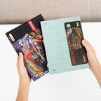 Productafbeelding Street Fighter Premium notitieboek met sticky notes en hoes A5