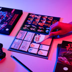 Productafbeelding Street Fighter Premium notitieboek met sticky notes en hoes A5