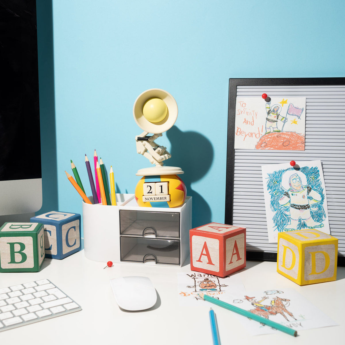 Productafbeelding Pixar 3D eeuwige kalender De kleine lamp