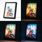 Productafbeelding Dragon Ball Super LED-print met lijst