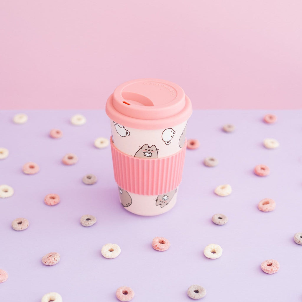 Productafbeelding Pusheen keramische mok met deksel 400 ml
