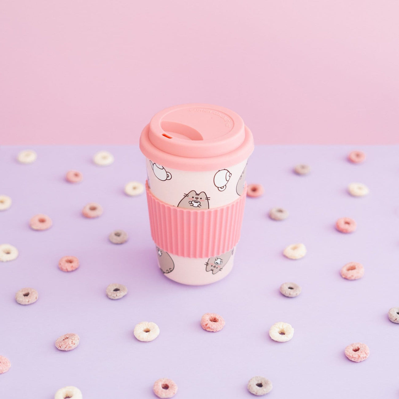 Productafbeelding Pusheen keramische mok met deksel 400 ml