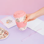 Productafbeelding Pusheen keramische mok met deksel 400 ml