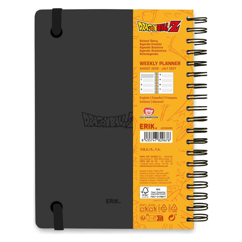 Productafbeelding Dragon Ball Weekplanner Agenda 2026/2027 A5