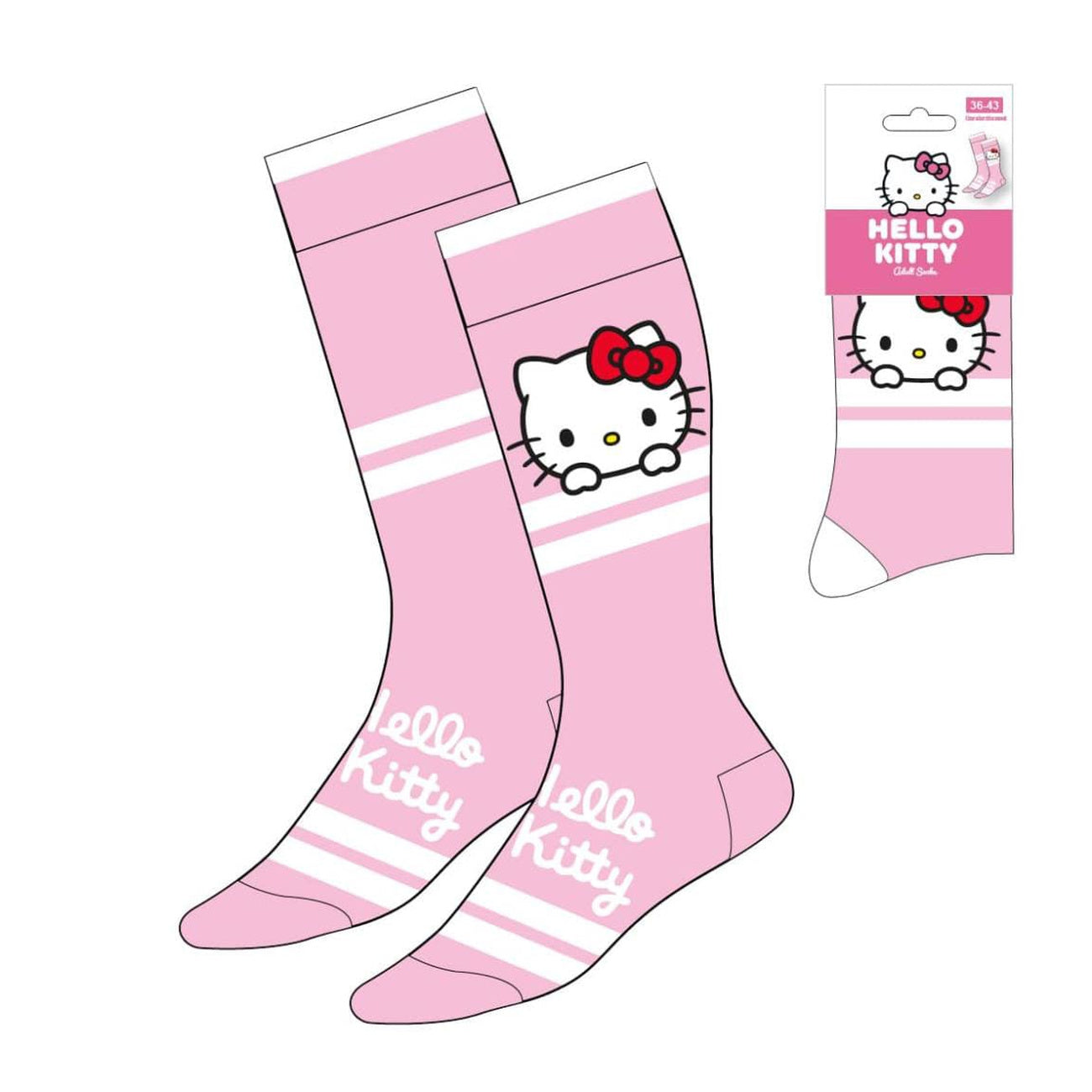 Product image Sanrio Socks Hello Kitty Stripes 36-43