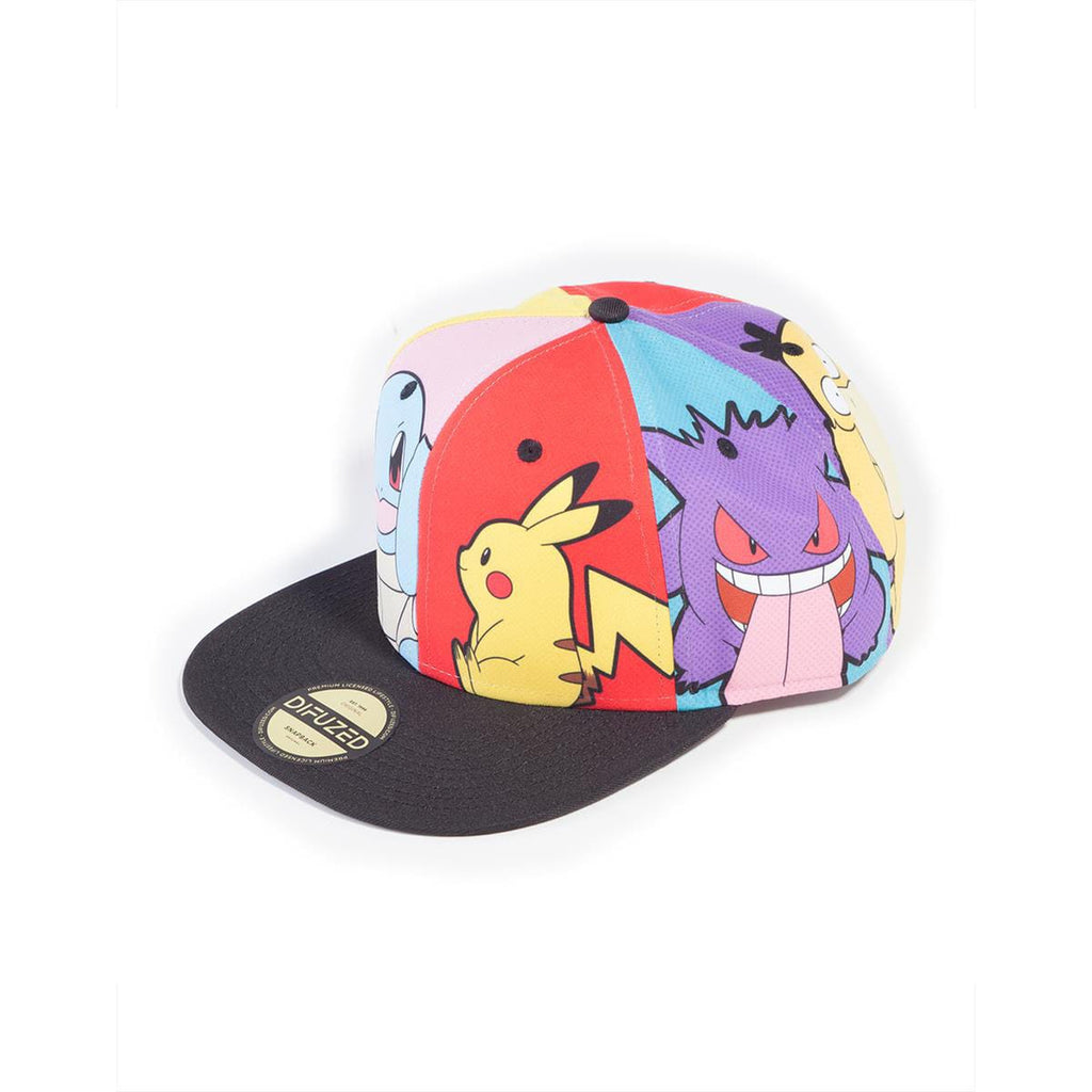 Productafbeelding Pokémon Snapback Cap Multi Pop Art