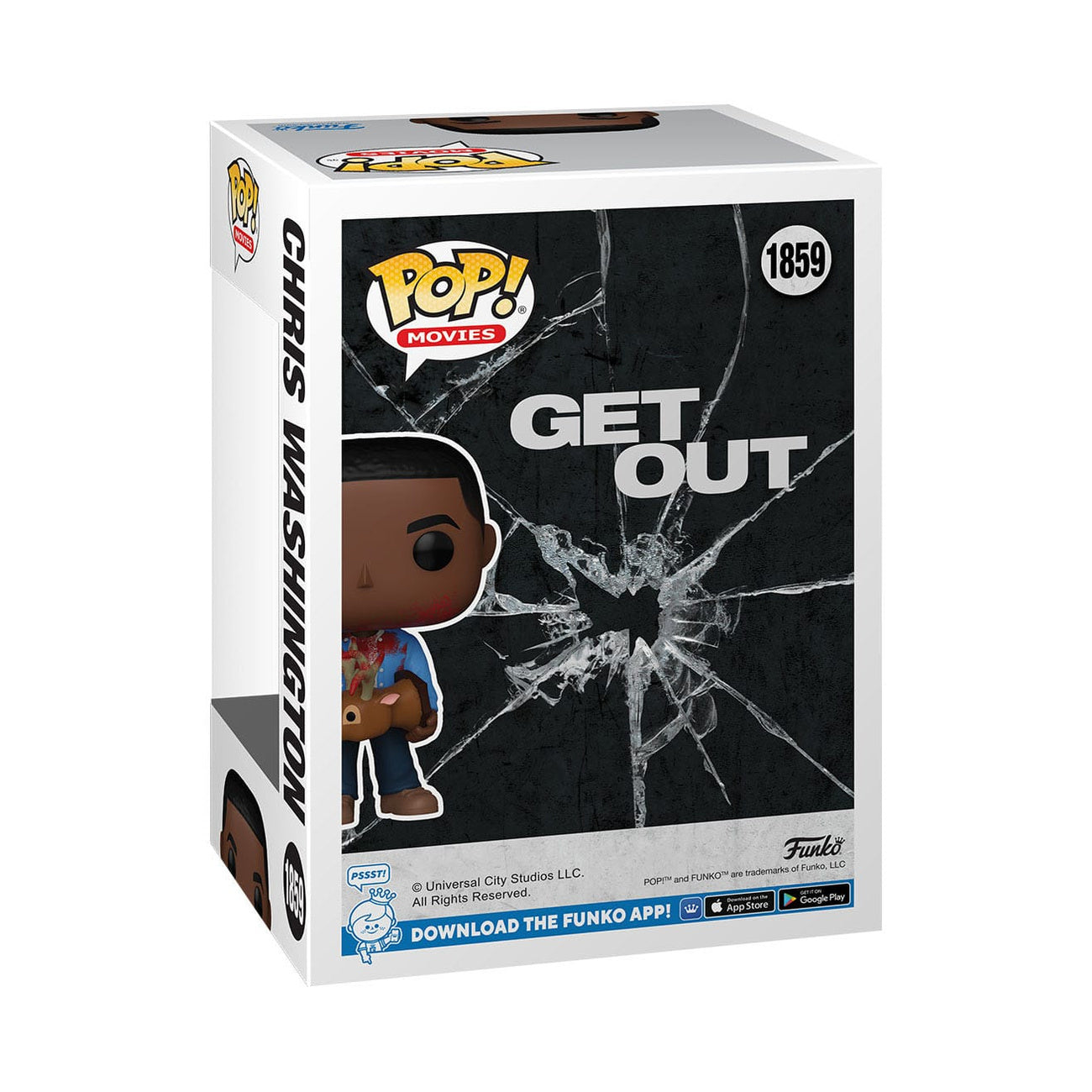 Productafbeelding Jordan Peele POP! Movies Vinyl Figuur Get Out - Chris Washington w/Deer 9 cm