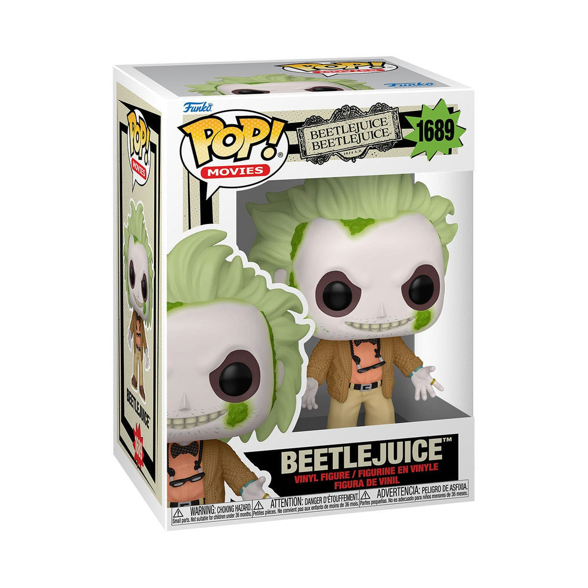 Productafbeelding Beetlejuice 2 POP! Movies vinylfiguur Beetlejuice w/ chase 9 cm assortiment (6)
