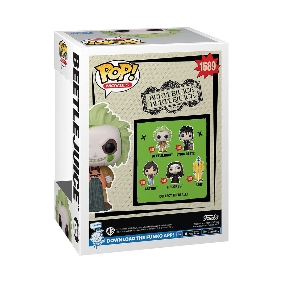 Productafbeelding Beetlejuice 2 POP! Movies vinylfiguur Beetlejuice w/ chase 9 cm assortiment (6)