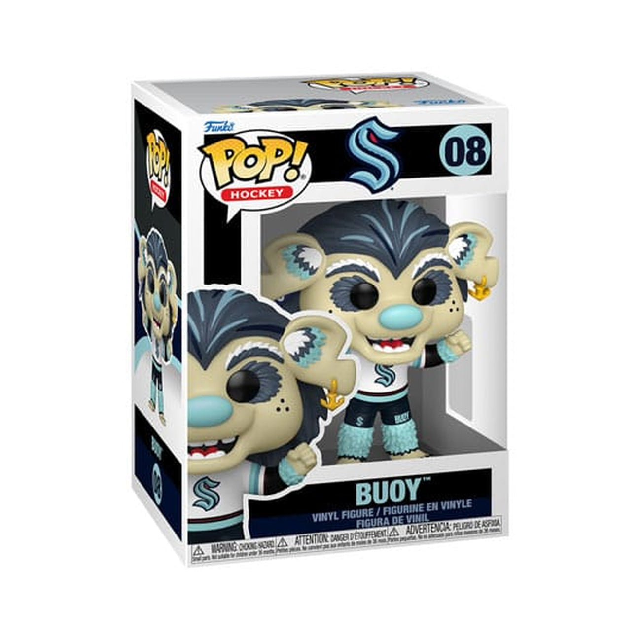 Productafbeelding NHL POP! Vinyl Figuur Mascots: Kraken - Buoy 9 cm