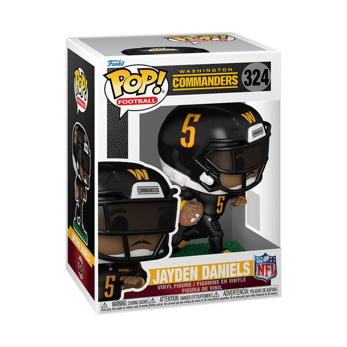 Productafbeelding NFL: Legends POP! Sports vinylfiguur Commanders - Jayden Daniels 9 cm