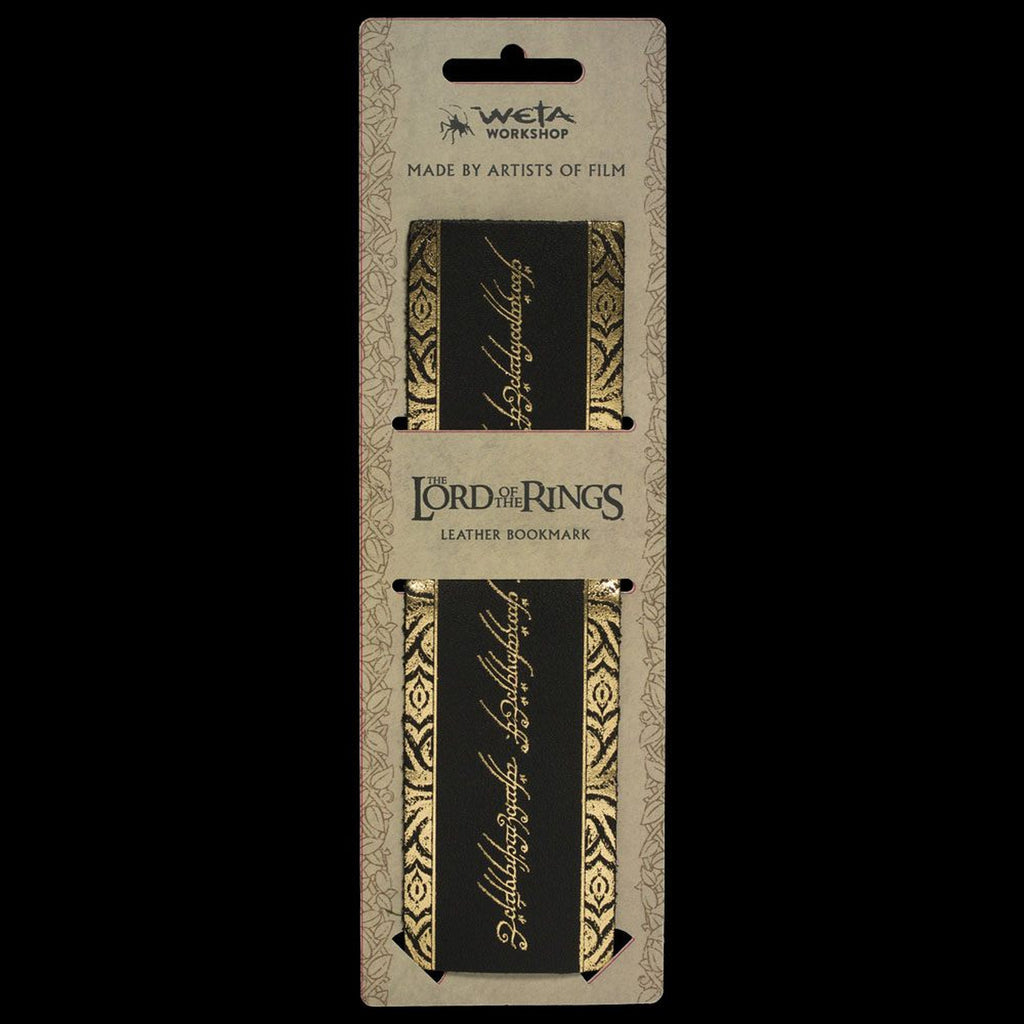 Productafbeelding In de ban van de Ring Leren bladwijzer The One Ring Inscription