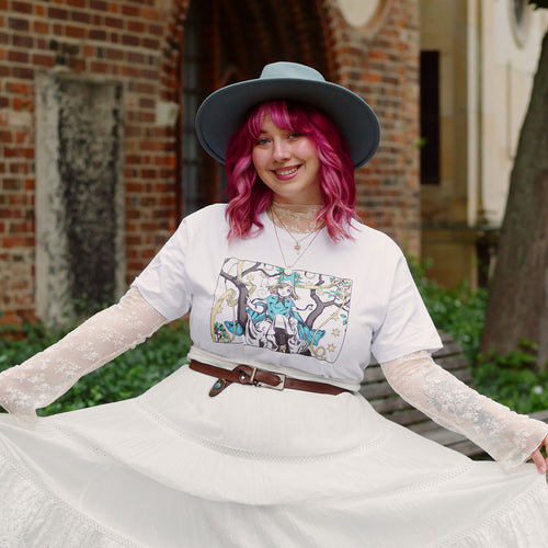 Productafbeelding T-shirt voor Coco- en Atelier of Witch Hat-fans Limited Edition wit