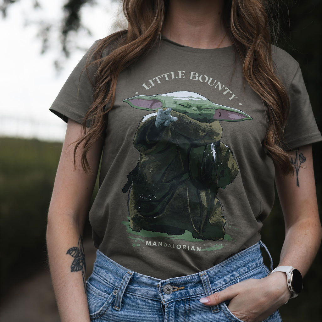 Productafbeelding Grogu Little Bounty Dames T-shirt - Star Wars The Mandalorian