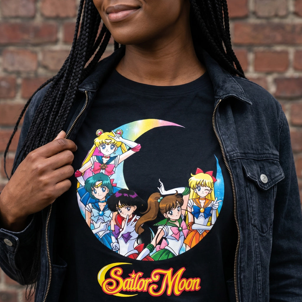 Productafbeelding Sailor Moon - Sailor Krygers Dames T-shirt Zwart