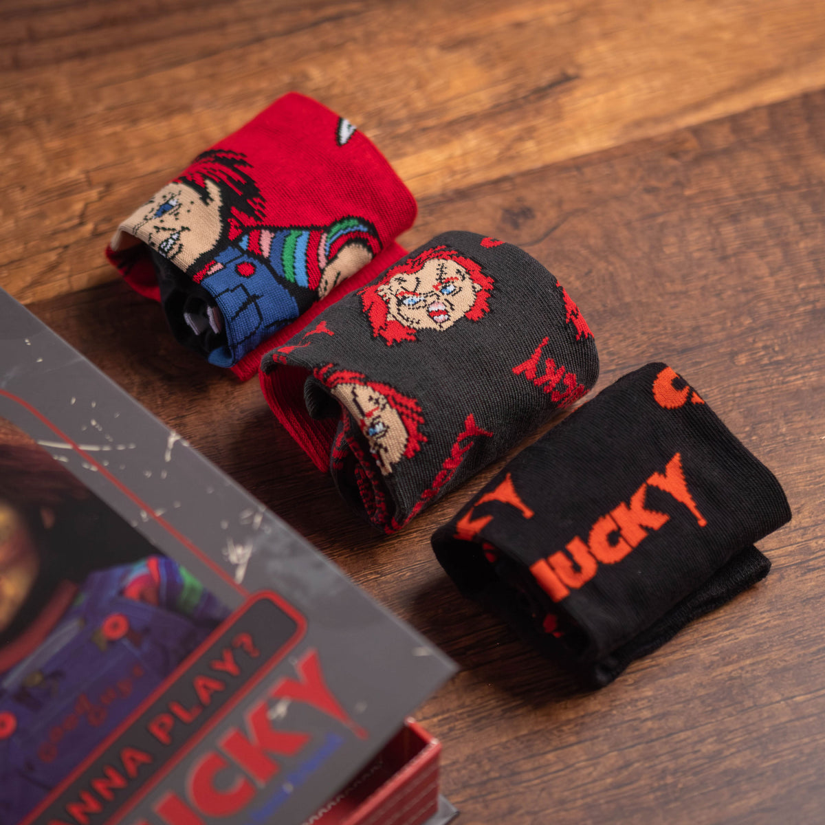 Productafbeelding Chucky - 3-pack sokken in cadeaubox
