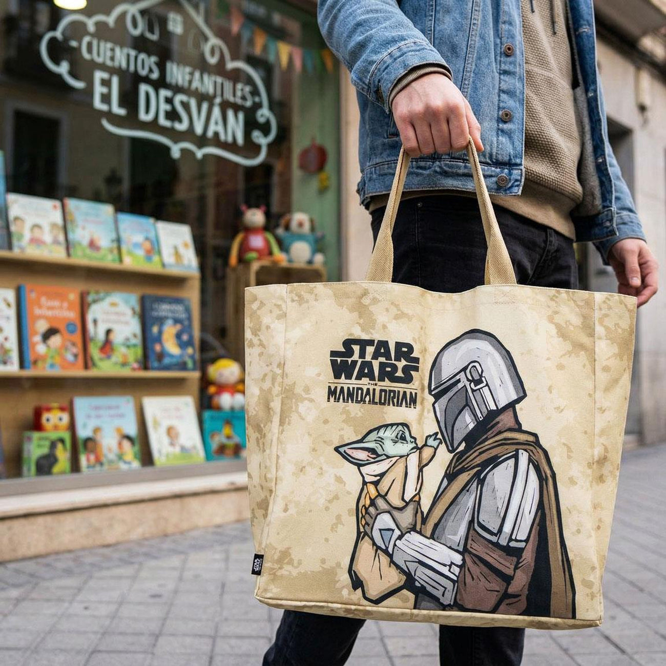 Productafbeelding Grogu en Mando Shopper Tas - Star Wars The Mandalorian & Grogu