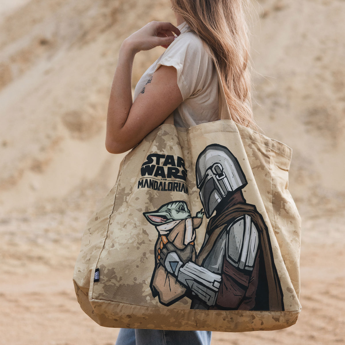 Product image Grogu and Mando Shopper Bag - Star Wars The Mandalorian & Grogu