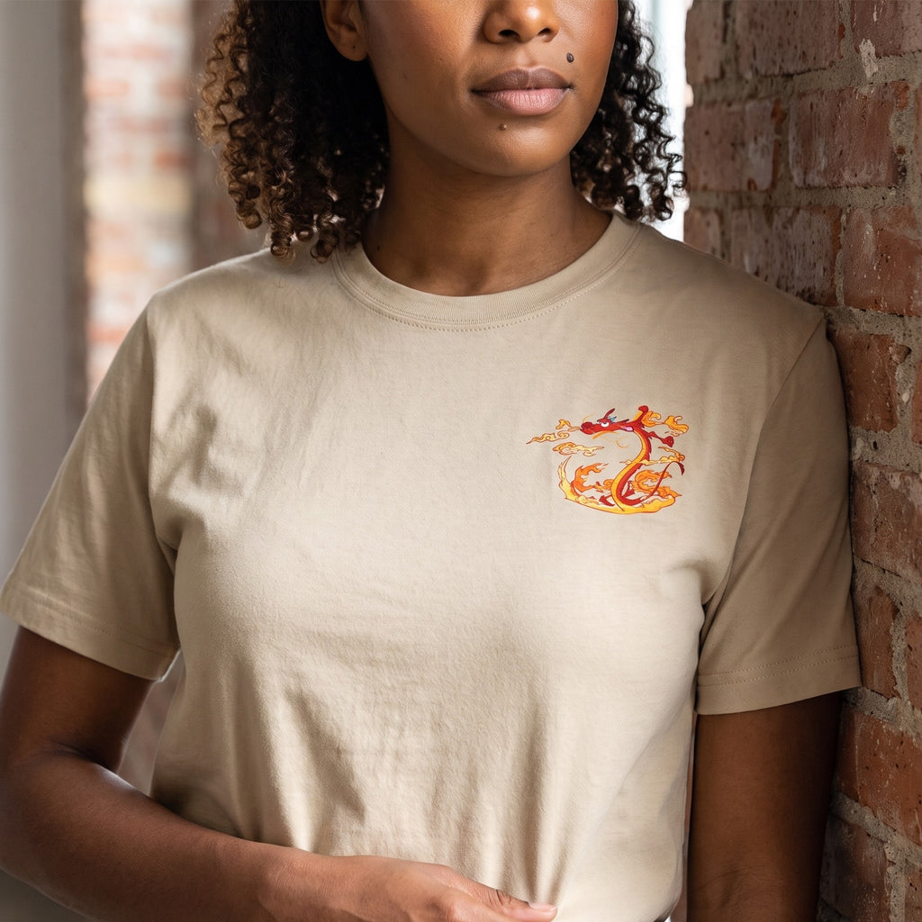 Productafbeelding Mulan - Mushu T-shirt beige