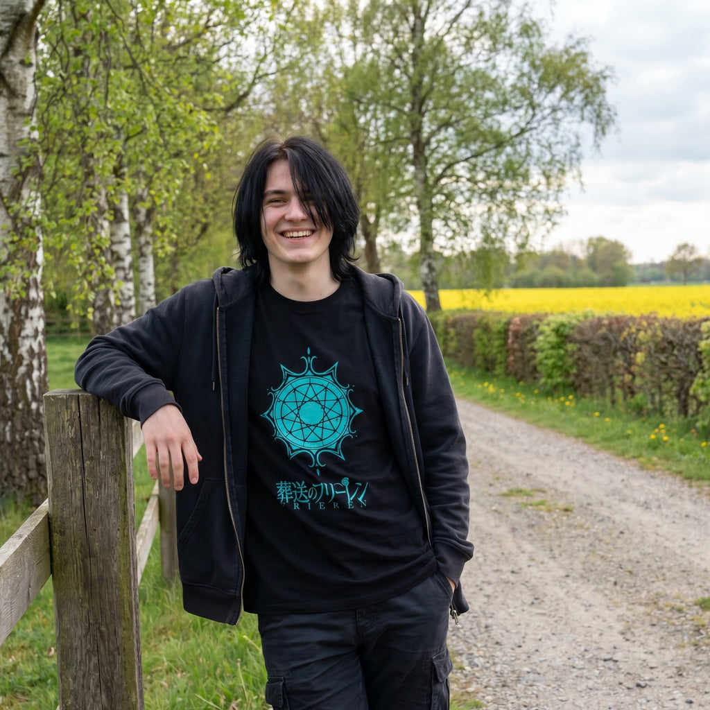 Productafbeelding Frieren - Symbool T-shirt zwart