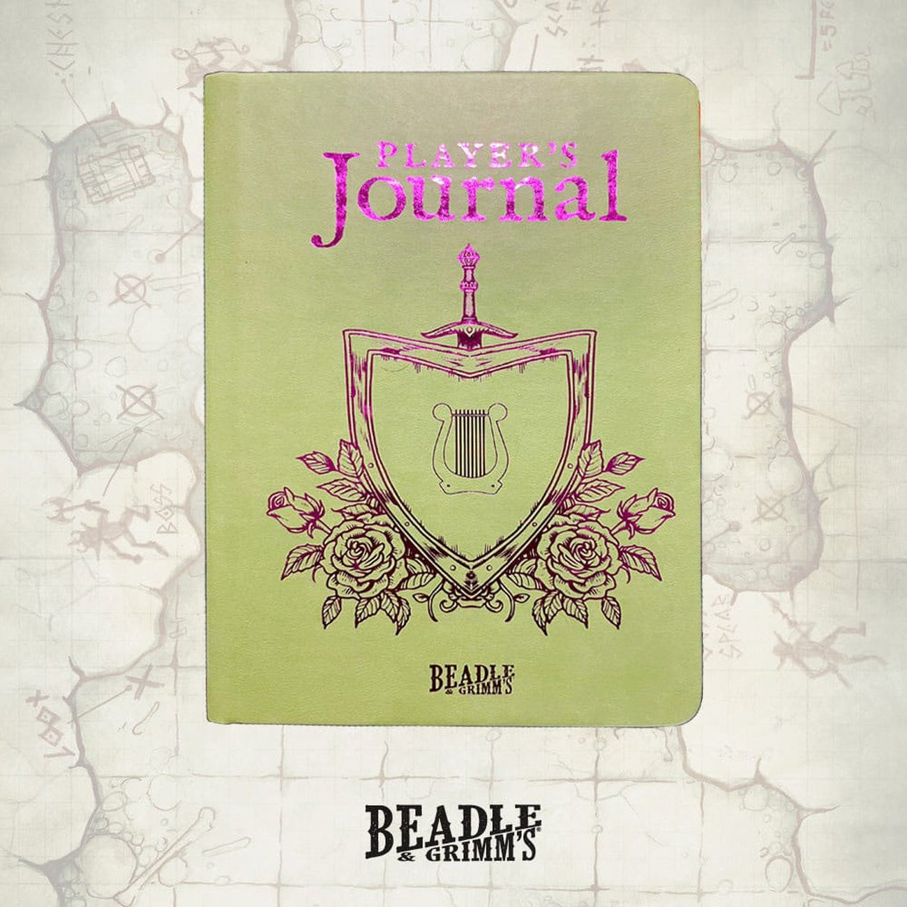 Productafbeelding Notitieboek A5 Player's Journal Sage Green Shield