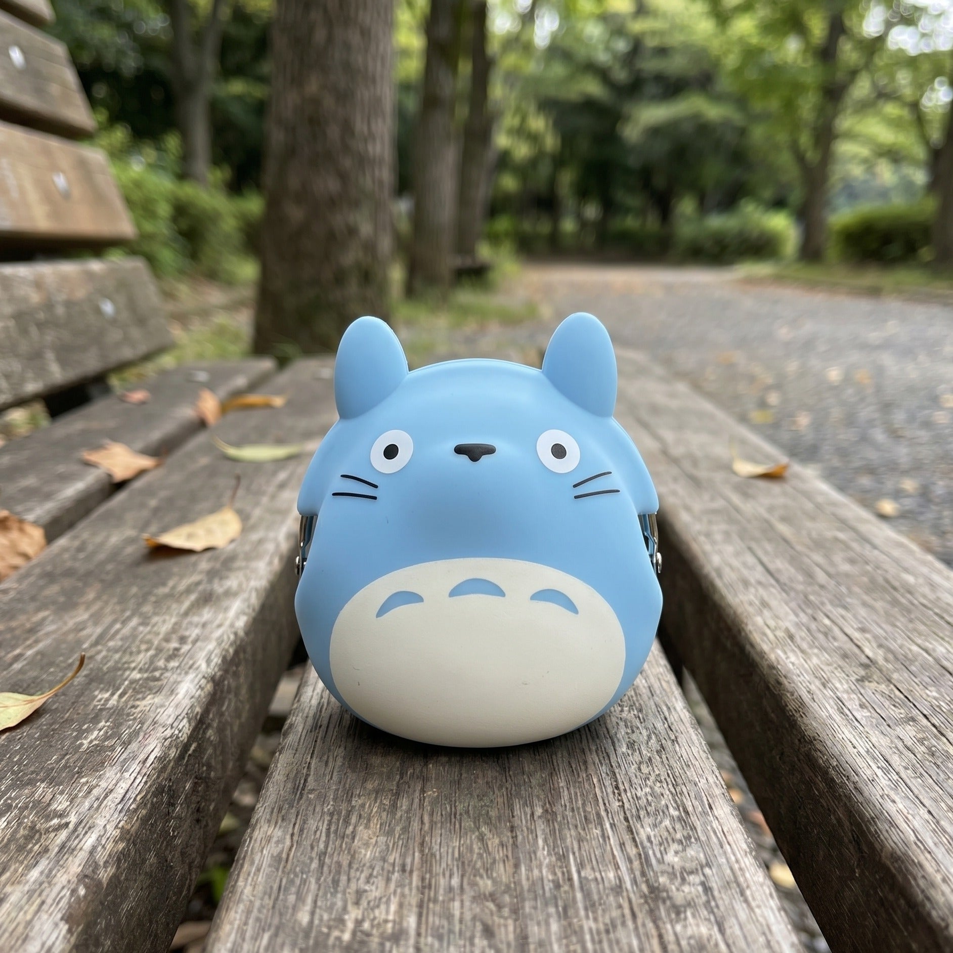 Productafbeelding Mijn buurman Totoro Mini portemonnee Totoro blauw 9 cm
