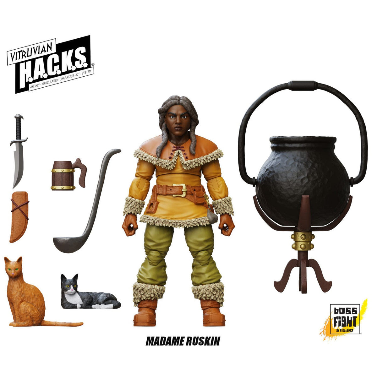 Productafbeelding Vitruvian H.A.C.K.S. Actiefiguur Dwerg Herbergierster Madame