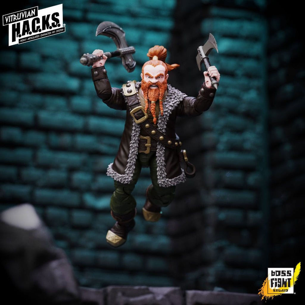Productafbeelding Vitruvian H.A.C.K.S. Actiefiguur Dworvenhuurling Grimgrom