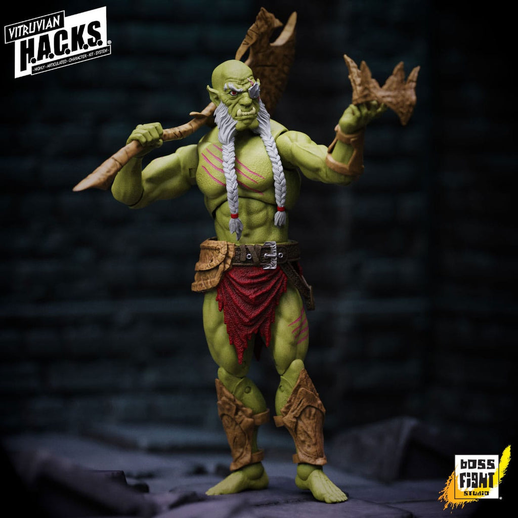 Productafbeelding Vitruvian H.A.C.K.S. Actiefiguur Mighty Orc Sovran Bur'Zagi