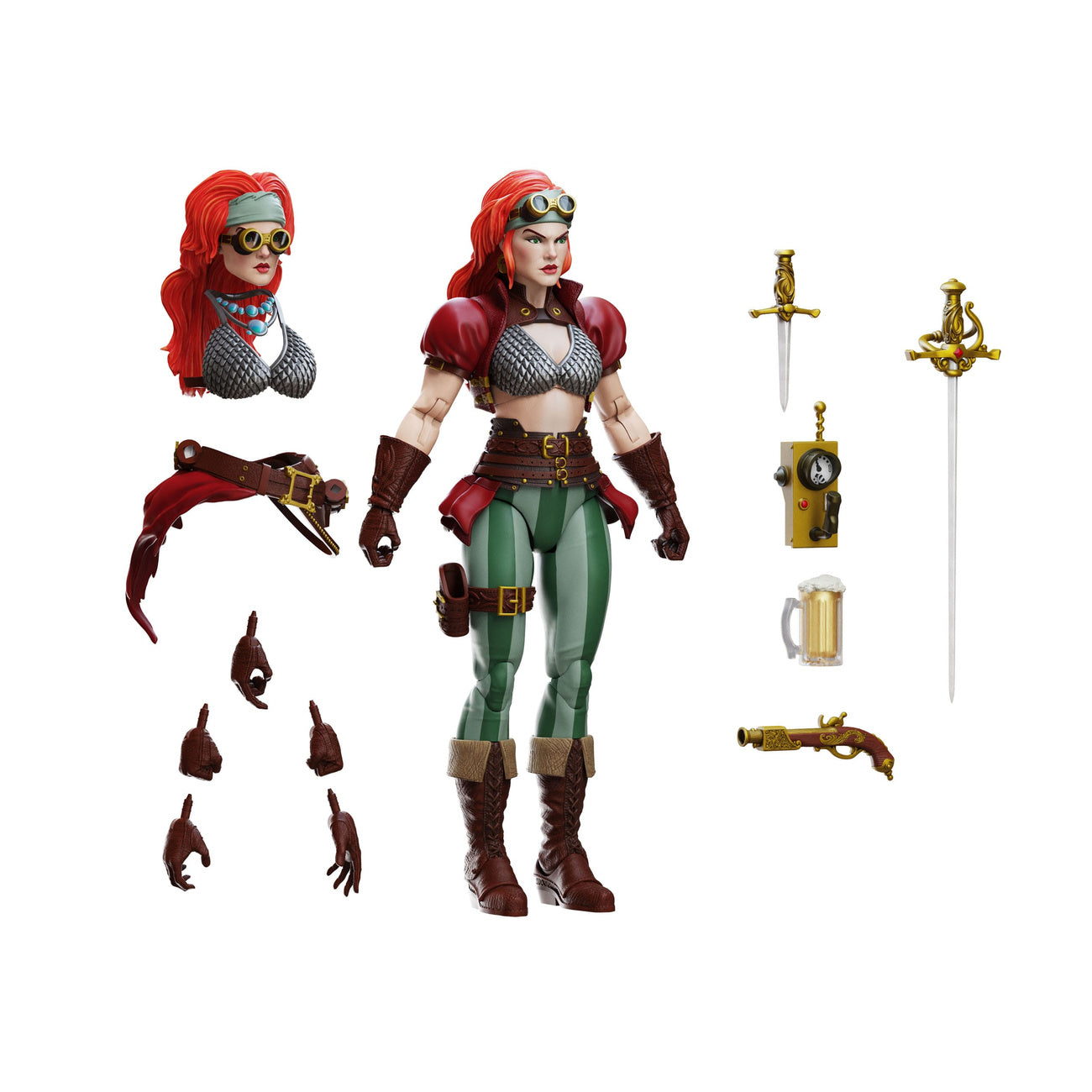 Productafbeelding Epic H.A.C.K.S. Actiefiguur 1/12 Red Sonja Steampunk