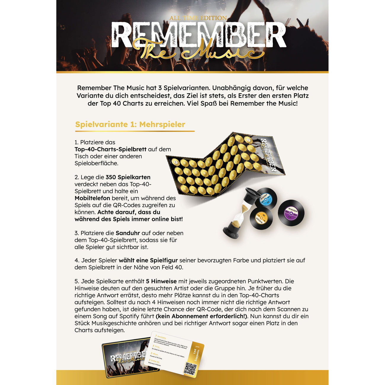 Productafbeelding Remember The Music Bordspel *Duitse versie*