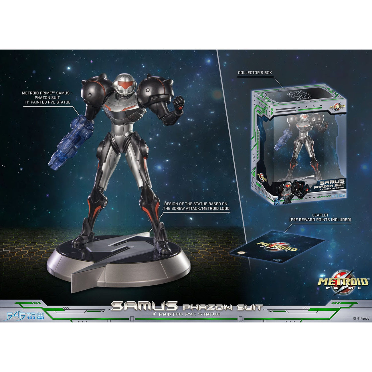 Productafbeelding Metroid Prime PVC Beeld Samus Phazon Suit Standard Edition