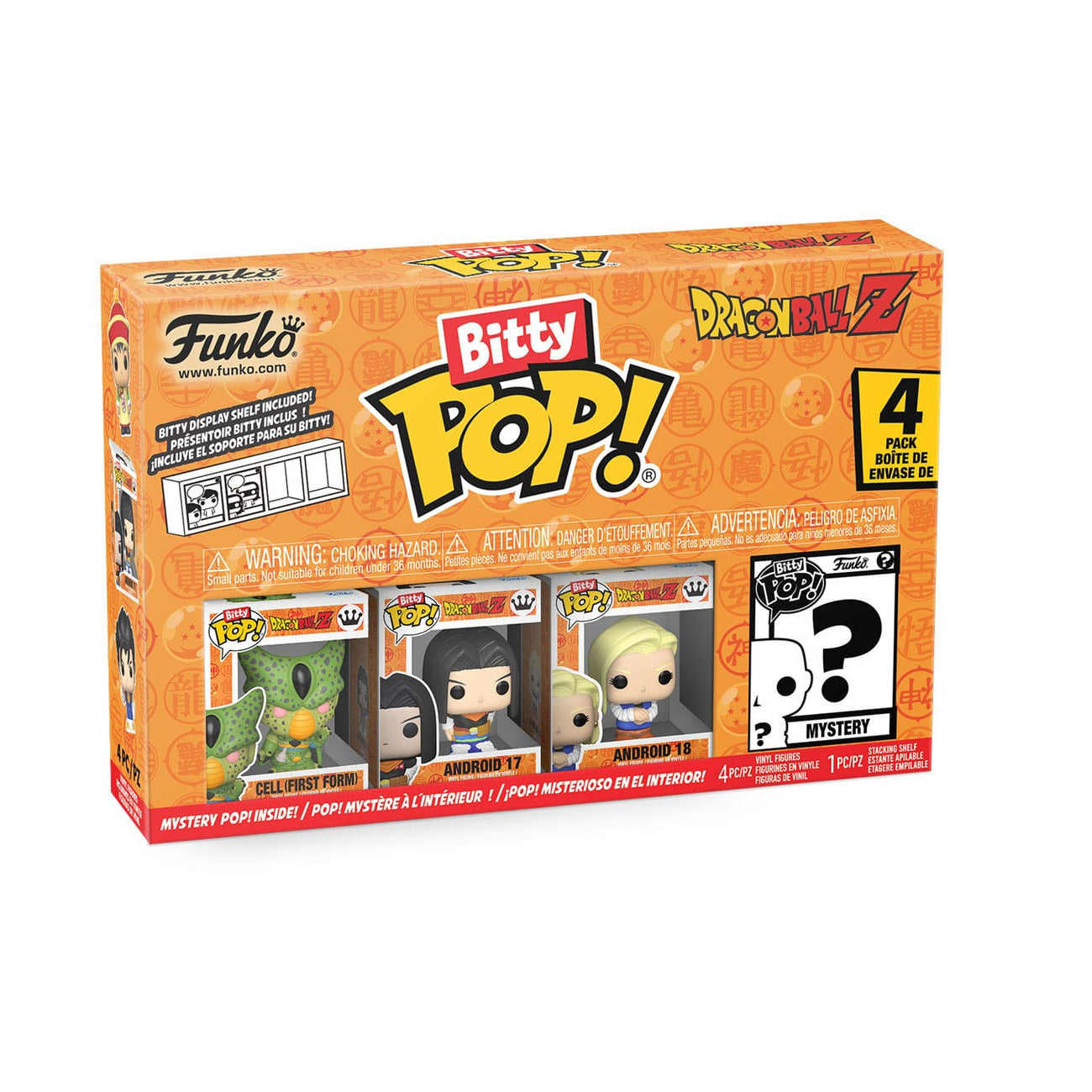 Productafbeelding Dragon Ball Bitty POP! Vinylfiguren 4-pack Serie 2 (2,5 cm)