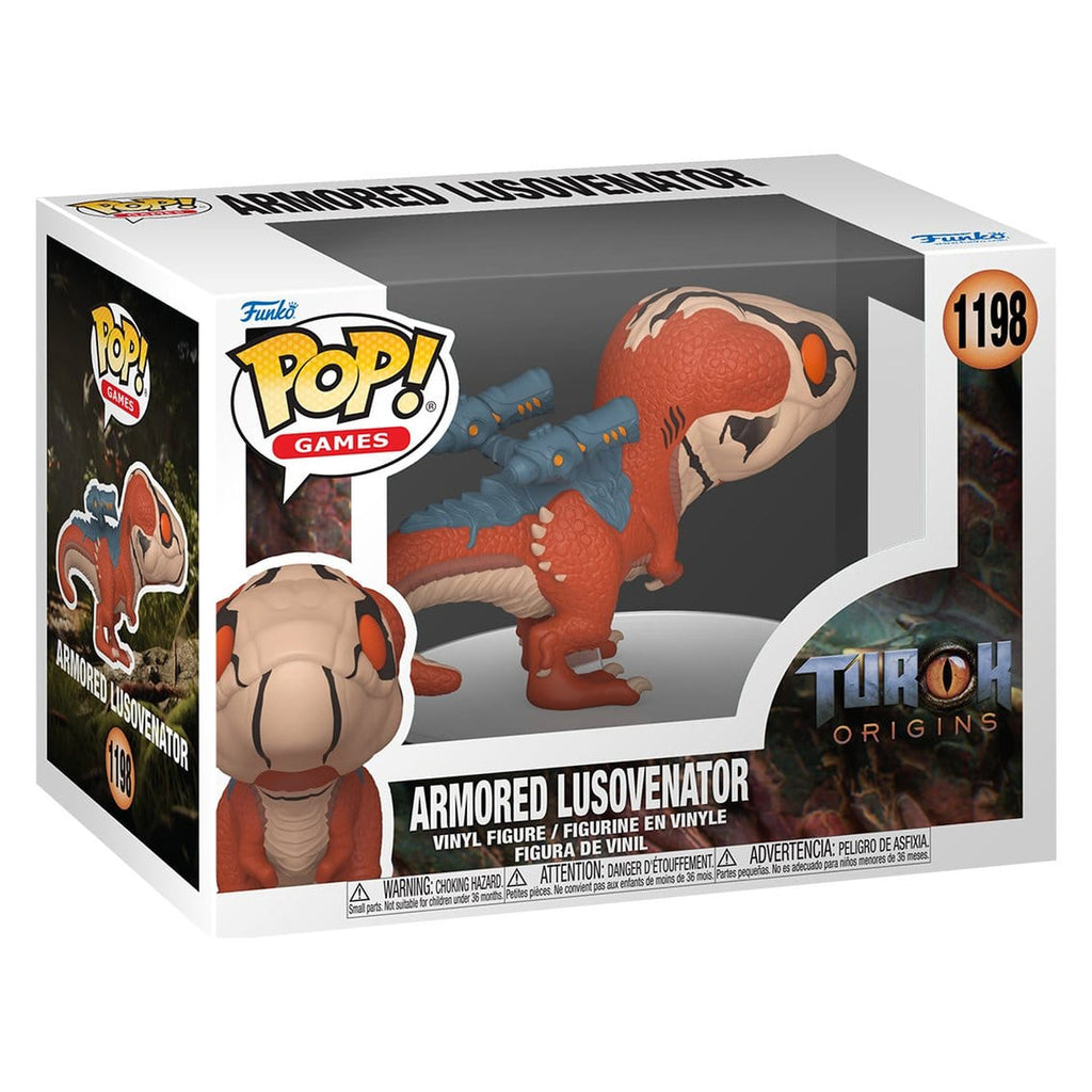 Productafbeelding Turok POP! Games Vinyl Figuur Armored Lusovenator 9 cm