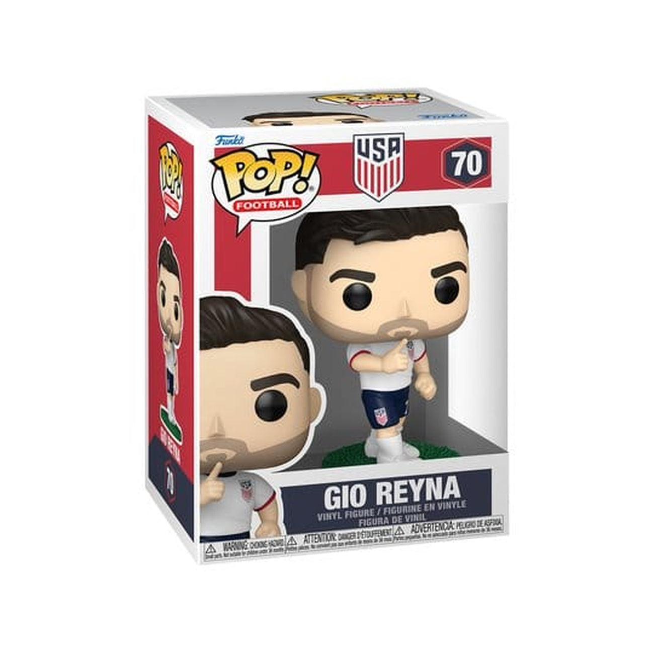Productafbeelding EFL POP! Voetbal Vinyl Figuur USA – Giovani Reyna 9 cm