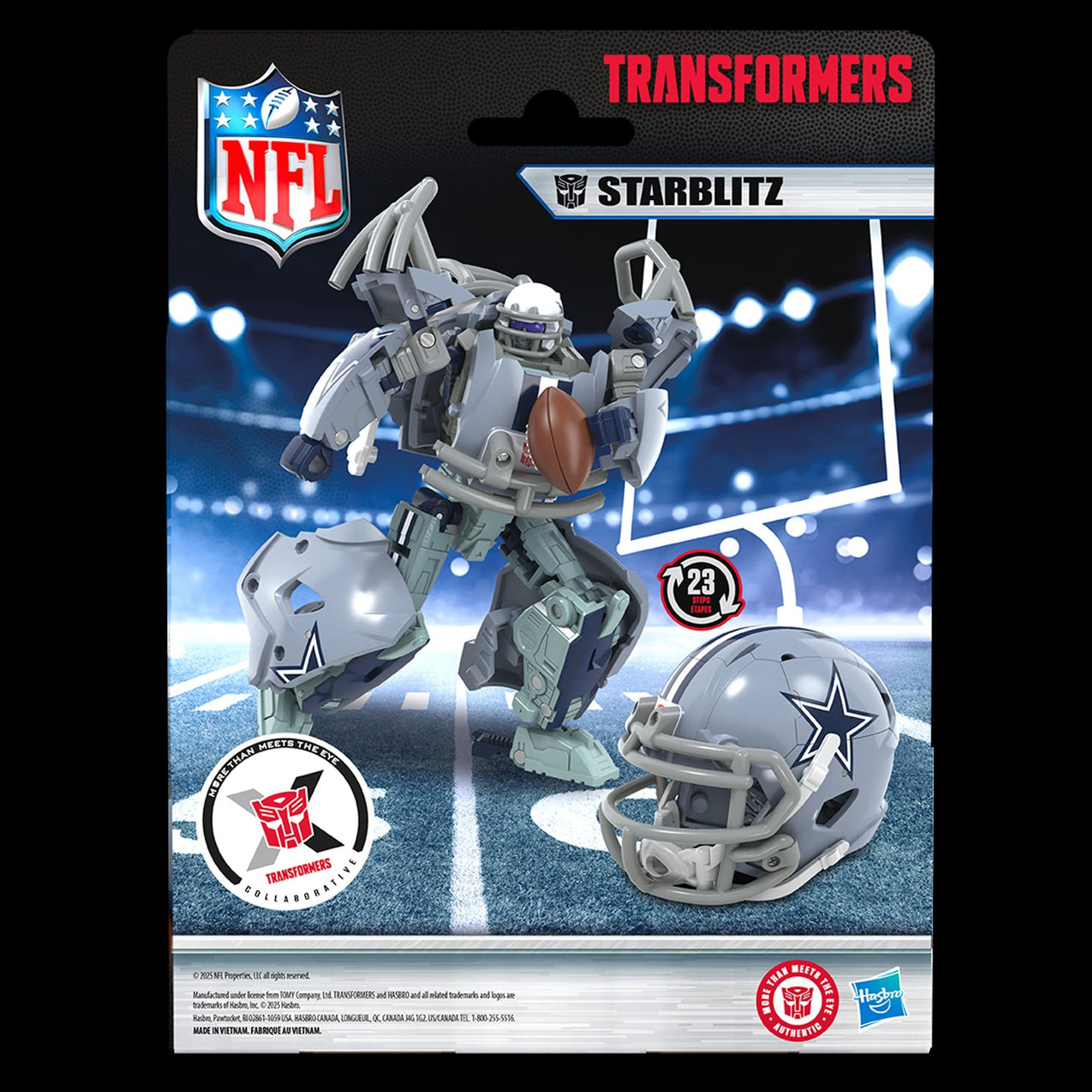 Productafbeelding Transformers x NFL Actiefiguur Dallas Cowboys: Starblitz 14