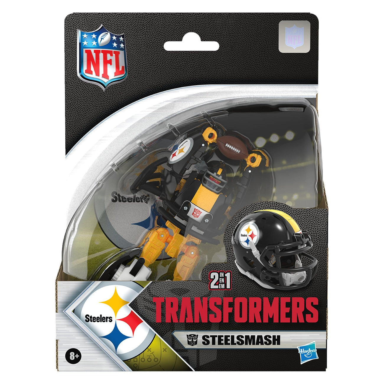 Productafbeelding Transformers x NFL Actiefiguur Pittsburgh Steelers