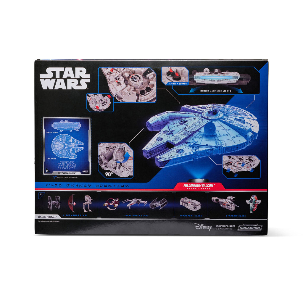 Productafbeelding Star Wars Feature-voertuig met figuur Millennium Falcon 23 cm