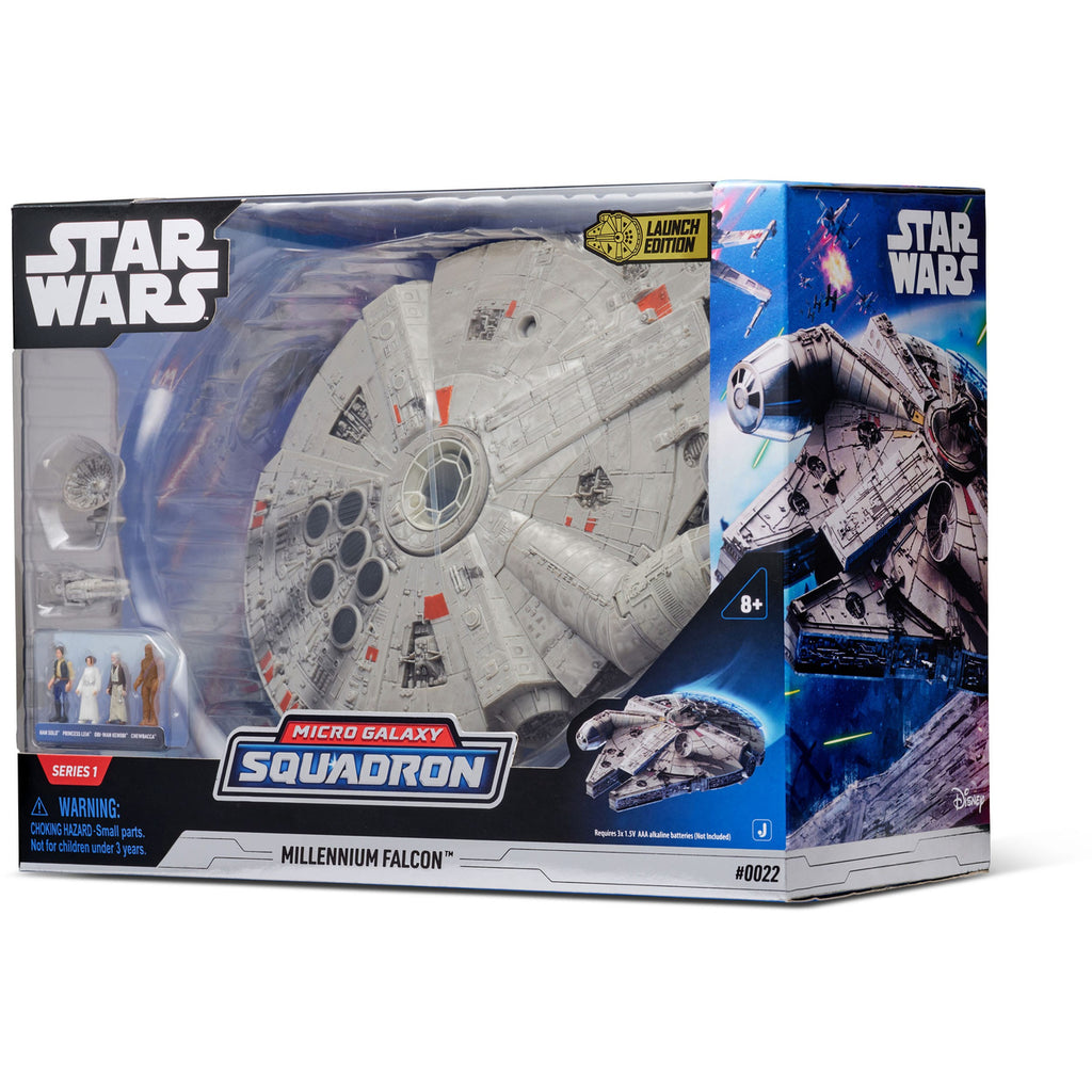 Productafbeelding Star Wars Feature-voertuig met figuur Millennium Falcon 23 cm