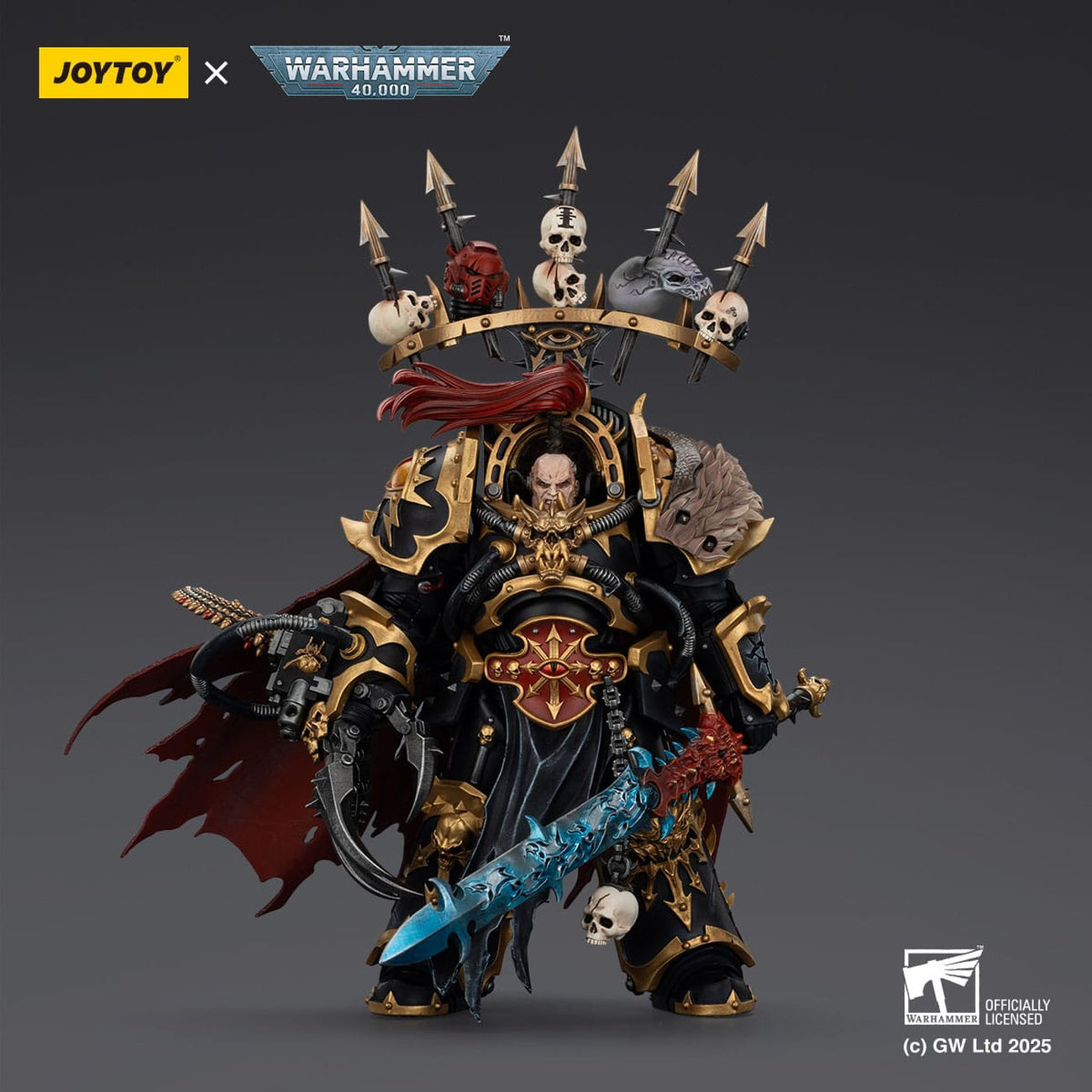 Productafbeelding Warhammer 40,000 actiefiguur Black Legion Abaddon the Despoiler