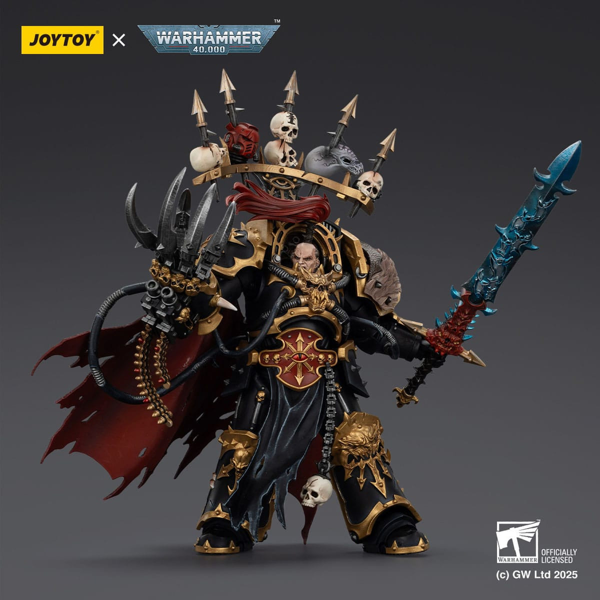 Productafbeelding Warhammer 40,000 actiefiguur Black Legion Abaddon the Despoiler
