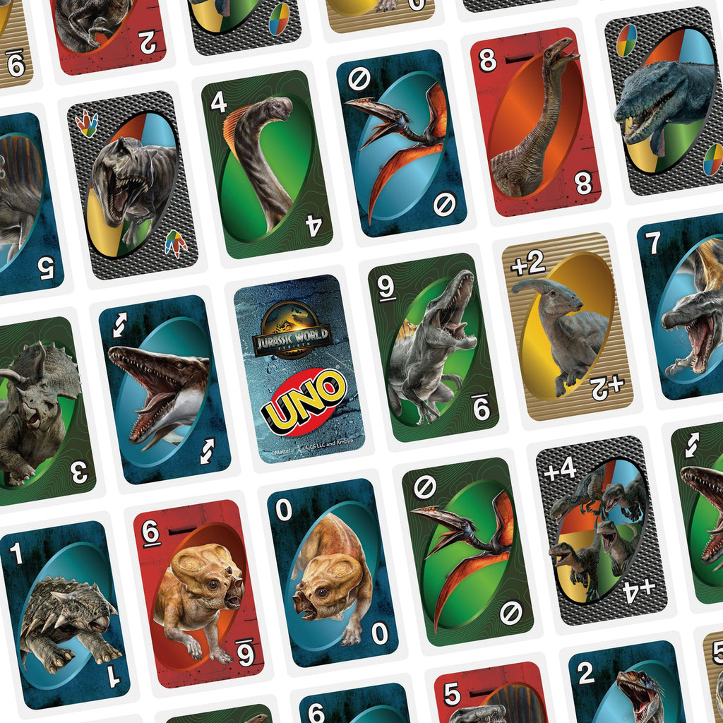 Productafbeelding Jurassic World: De Wedergeboorte UNO Kaartspel