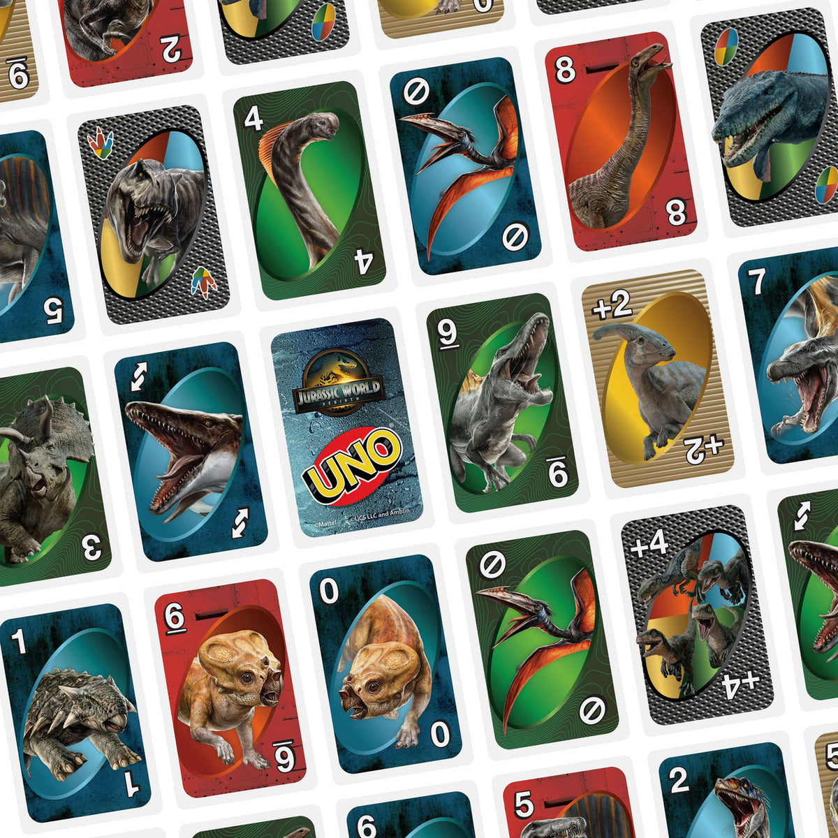 Productafbeelding Jurassic World: De Wedergeboorte UNO Kaartspel