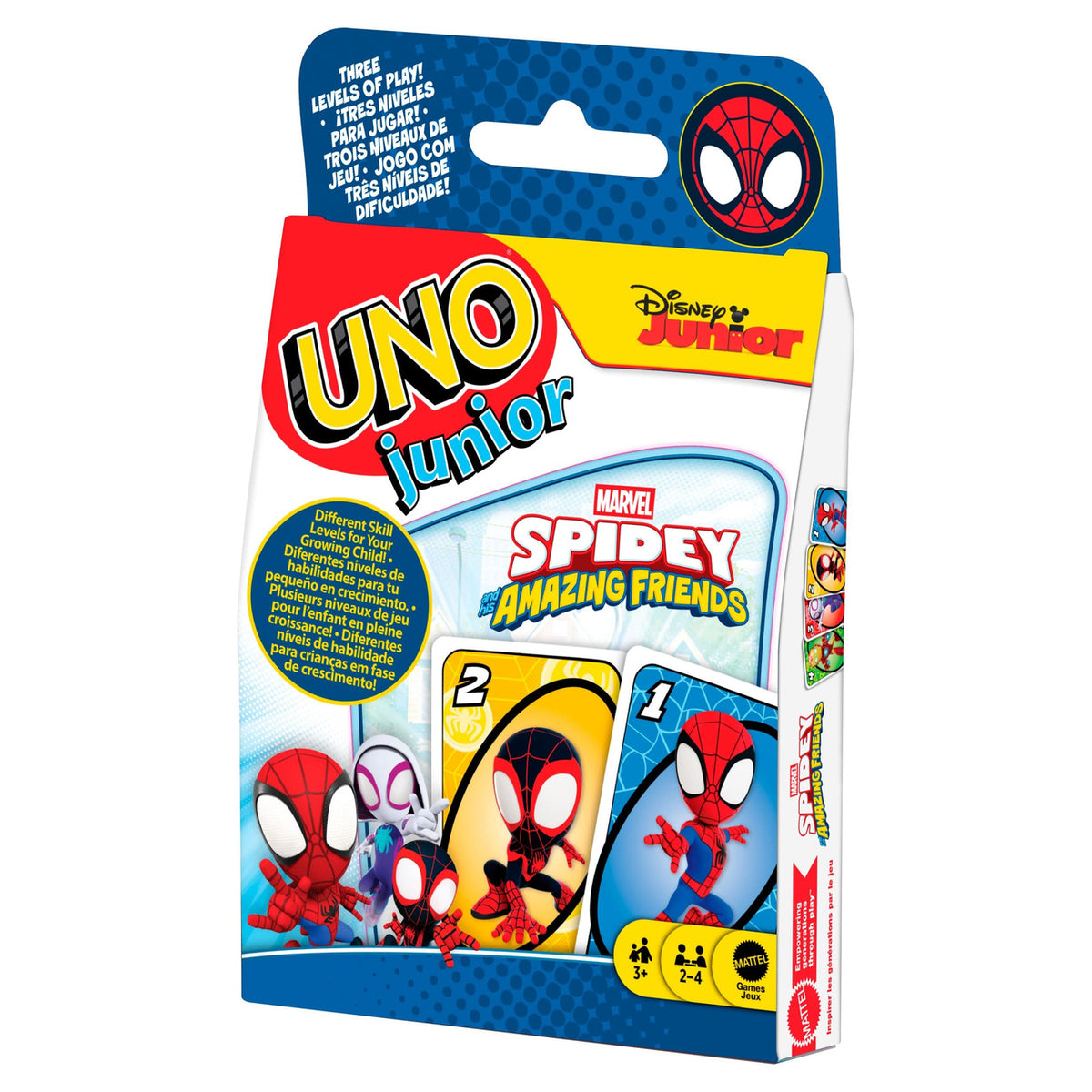 Productafbeelding Spidey & His Amazing Friends UNO Junior Kaartspel