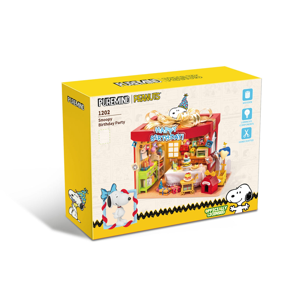 Productafbeelding The Peanuts Puremind Bouwset Birthday Party