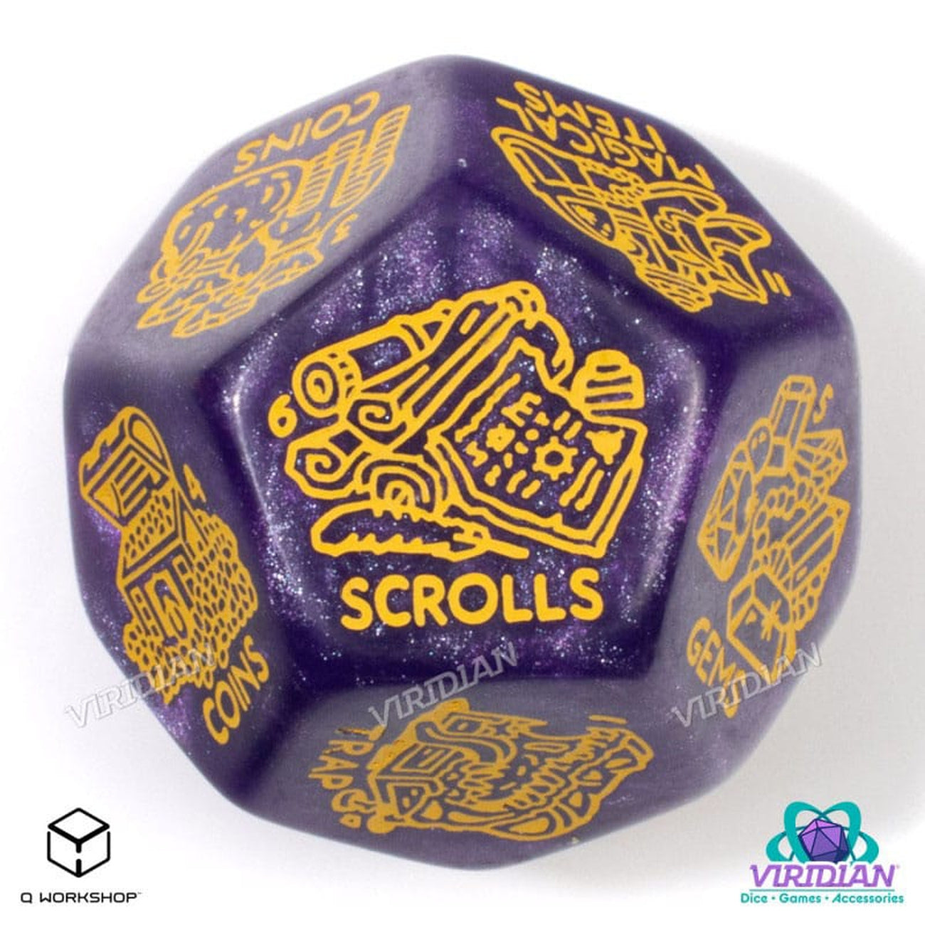 Product image Viridian Dice Jumbo Treasure Generator D12 Die