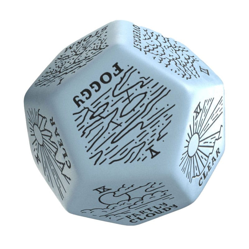 Productafbeelding Viridian Dice Jumbo Dobbelsteen Weather Generator D12 Blauw